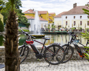 Conquering Szigliget on bike paths